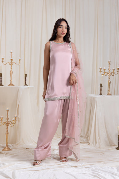 Naaz Farshi Salwar Set - Pink