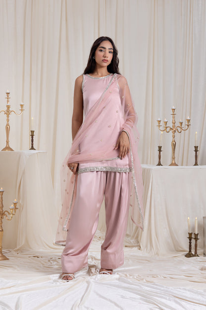 Naaz Farshi Salwar Set - Pink