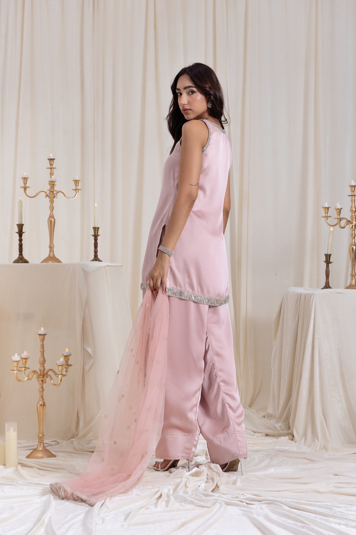 Naaz Farshi Salwar Set - Pink